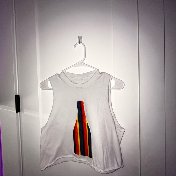 Size youth extra large gay themed crop tops and tanks customized for small guys - Picture 13 of 16
